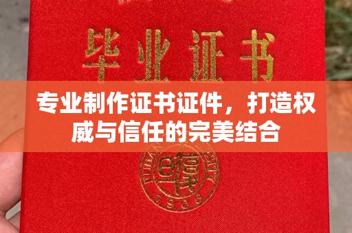 定安专业制作证书证件，打造权威与信任的完美结合