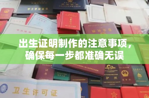 定安出生证明制作的注意事项，确保每一步都准确无误