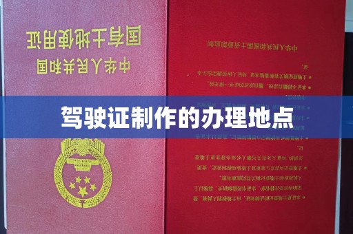定安驾驶证制作的办理地点