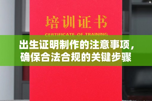 定安出生证明制作的注意事项，确保合法合规的关键步骤