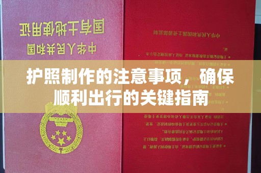 定安护照制作的注意事项，确保顺利出行的关键指南