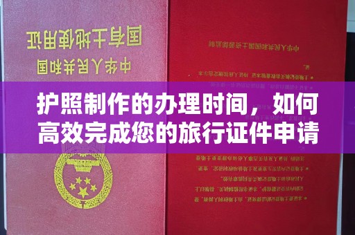 定安护照制作的办理时间，如何高效完成您的旅行证件申请