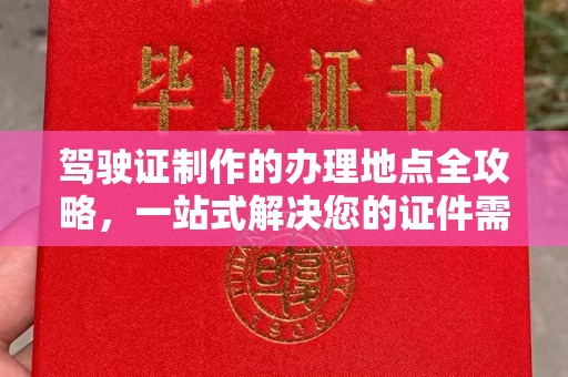 定安驾驶证制作的办理地点全攻略，一站式解决您的证件需求