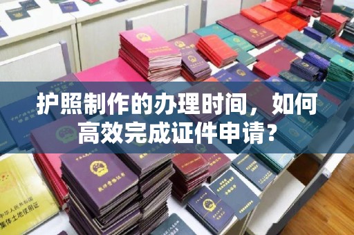 定安护照制作的办理时间，如何高效完成证件申请？
