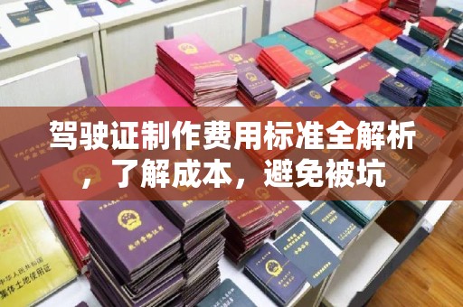 定安驾驶证制作费用标准全解析，了解成本，避免被坑