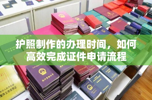 定安护照制作的办理时间，如何高效完成证件申请流程
