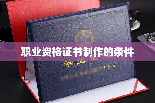 定安职业资格证书制作的条件